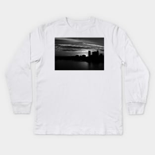 and yet another day closes Kids Long Sleeve T-Shirt